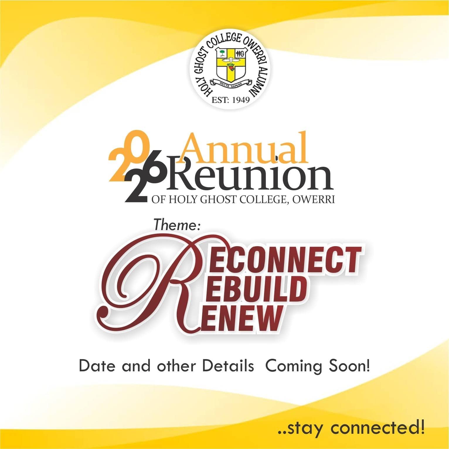 2026 annual reunion flyer